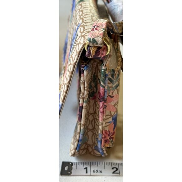 Time and Tru Brand Wallet on a String w/Front Snap and Zipper Floral Print (NWT) - Picture 6 of 15